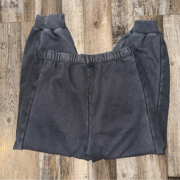 Aerie Women's Charcoal Jogger Sweatpants Size Medium Drawstring Pockets - Picture 3 of 4